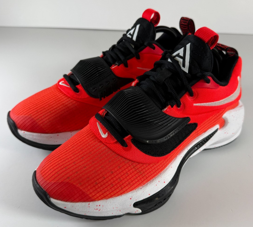 Nike Zoom Freak 3 TB Basketball Shoes Men's 8 Bright Crimson DA7845-600